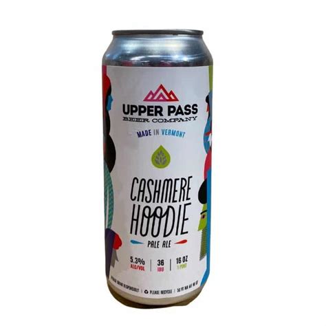 Upper Pass Cashmere Hoodie Pale Ale 6/4pk Can .